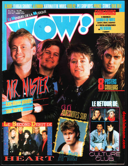 WOW Juin 1986 - Mr. Mister